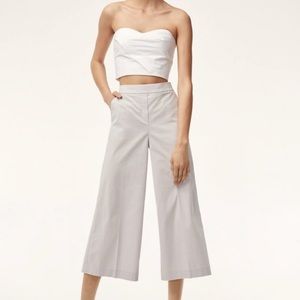 Aritzia Babaton Manolo Pants in Sea Salt